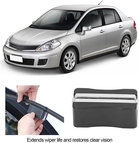 Wiper Blade Repair Tool丨 Qiilu Windshield Wiper Trimmer 丨Windshield Wiper Blades Regroover Cutter Restorer with Storage Bag Auto Repair Tool auto repair tool in Saudi Arabia