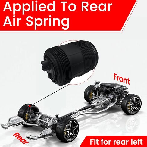 حقيبة زنبركية للتعليق الهوائي الخلفي الأيمن من VIGOR متوافقة مع سيارة Audi Q7 وBentley Bentayga موديل 2015-2022، رقم OEM 4M0616002AA، 4M0616002P، 4M0616002AC in Kuwait