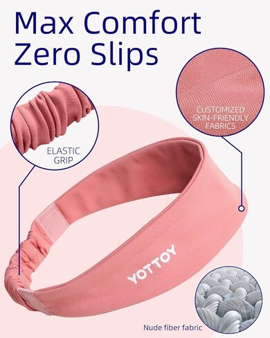 عصابات رأس غير قابلة للانزلاق، عصابات رأس مرنة، عصابة رأس رياضية للتمارين الرياضية للنساء والفتيات، لممارسة رياضة اليوجا والجري في صالة الألعاب الرياضية in Kuwait