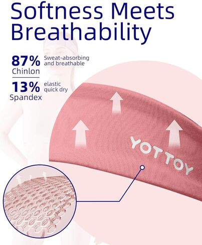 عصابات رأس غير قابلة للانزلاق، عصابات رأس مرنة، عصابة رأس رياضية للتمارين الرياضية للنساء والفتيات، لممارسة رياضة اليوجا والجري في صالة الألعاب الرياضية in Kuwait