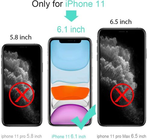 for iPhone 11 Waterproof Case 6.1 Screen Protector Underwater Shockproof Full-Body Dustproof Rugged Case for Aplle iPhone 11 (Black & Gray) in Saudi Arabia