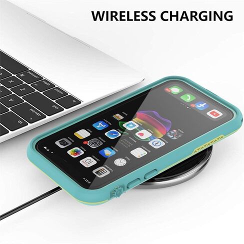 for iPhone 11 Waterproof Case 6.1 Screen Protector Underwater Shockproof Full-Body Dustproof Rugged Case for Aplle iPhone 11 (Black & Gray) in Saudi Arabia