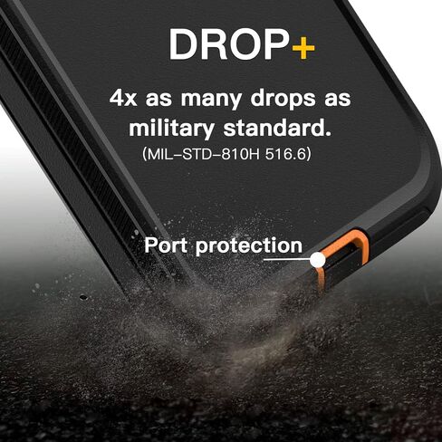 حافظة AICase متينة لهاتف iPhone 13 Pro Max/12 Pro Max، شديدة التحمل مكونة من 3 طبقات مناسبة للجيب، حماية متينة من الدرجة العسكرية، غطاء واقٍ مقاوم للصدمات/السقوط لهاتف iPhone 13 pro max/12 pro max 6.7"_1 in Kuwait