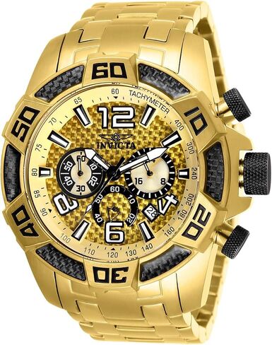 Invicta Men's Scuba Quartz Watch, Gold, 25854 in Kuwait