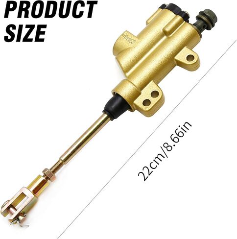 Rear Brake Master Cylinder Replacement for Sunl Pitster SSR 110 125 140cc Dirt Pit Bike, ATV Brake Master Cylinder, Black in Saudi Arabia