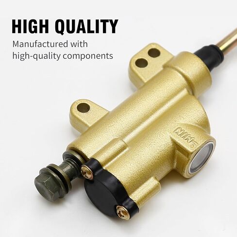 Rear Brake Master Cylinder Replacement for Sunl Pitster SSR 110 125 140cc Dirt Pit Bike, ATV Brake Master Cylinder, Black in Saudi Arabia
