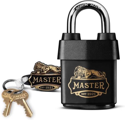 Master Lock 1921D Keyed Padlock, 2-1/8 in Wide, Black in Saudi Arabia