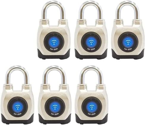 eGeeTouch 4th GEN. Outdoor Smart Padlock, Weatherproof, Rugged Design for Commercial use, Bluetooth + NFC (1 Pack) in Saudi Arabia