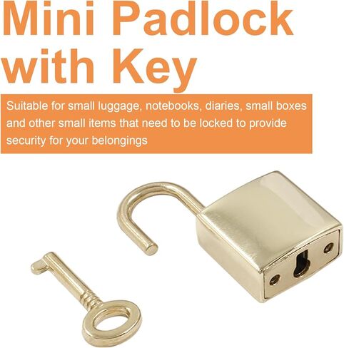 قفل صغير مع مفتاح، قفل أمتعة صغير، قفل صغير مع مفاتيح، قفل مذكرات معدني، قفل برونزي، قفل عتيق، قفل عتيق لصندوق المجوهرات، صندوق تخزين (بندقية سوداء، 4 قطع) in Kuwait