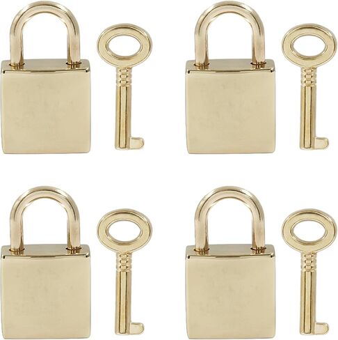 قفل صغير مع مفتاح، قفل أمتعة صغير، قفل صغير مع مفاتيح، قفل مذكرات معدني، قفل برونزي، قفل عتيق، قفل عتيق لصندوق المجوهرات، صندوق تخزين (بندقية سوداء، 4 قطع) in Kuwait