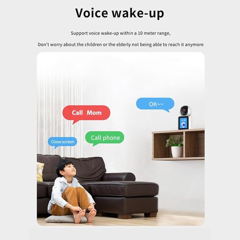 Two Way Pet Camera with 2.8 inch HD Screen, 1080P Video Calling Camera for Indoor Home Security, Indoor Home Nanny/Dog/Baby Security Device with Phone App in Kuwait