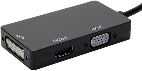Multi-Function Displayport Dp to HDMI/DVI/VGA Male to Female 3-in-1 Adapter Converter Cable in Saudi Arabia