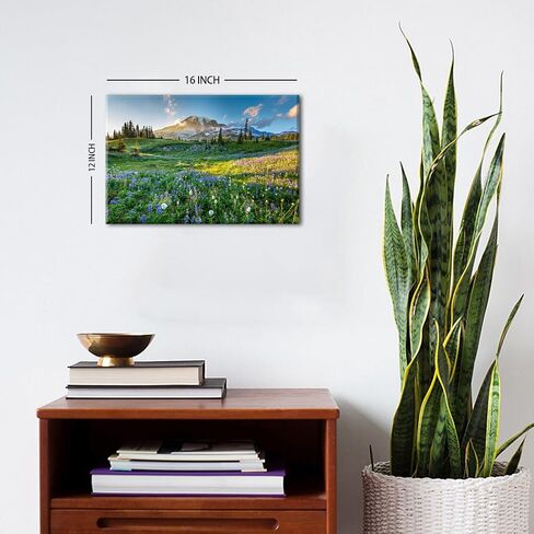 Angels Landing Mountain Wall Art Zion National Park Pictures Wall Decor Utah Mountains Landscape Nature Panoramic Scenery Poster Painting Artwork for Living Room Bedroom Home Decoration 12x16" in Saudi Arabia