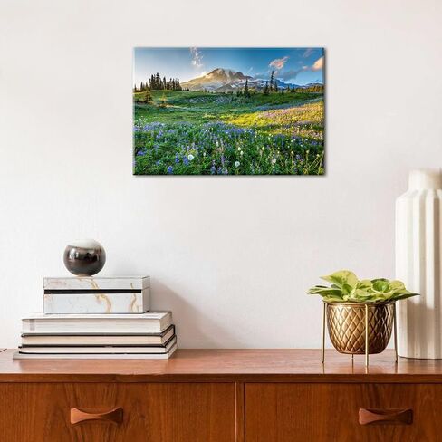 Angels Landing Mountain Wall Art Zion National Park Pictures Wall Decor Utah Mountains Landscape Nature Panoramic Scenery Poster Painting Artwork for Living Room Bedroom Home Decoration 12x16" in Saudi Arabia