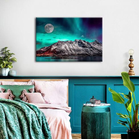 Angels Landing Mountain Wall Art Zion National Park Pictures Wall Decor Utah Mountains Landscape Nature Panoramic Scenery Poster Painting Artwork for Living Room Bedroom Home Decoration 12x16" in Saudi Arabia