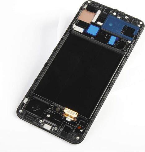 شاشة A50 A505 OLED LCD + إطار لهاتف Samsung Galaxy A50 2019 A505F A505W A505U1 A505G/DS 6.4 بوصة شاشة LCD بديلة لمجموعة رقمنة اللمس (أسود) in Kuwait