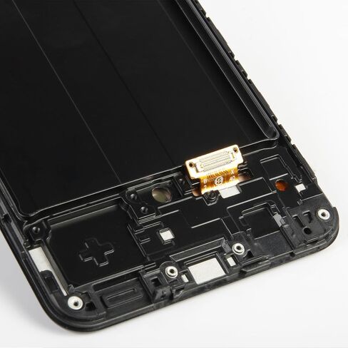 شاشة A50 A505 OLED LCD + إطار لهاتف Samsung Galaxy A50 2019 A505F A505W A505U1 A505G/DS 6.4 بوصة شاشة LCD بديلة لمجموعة رقمنة اللمس (أسود) in Kuwait