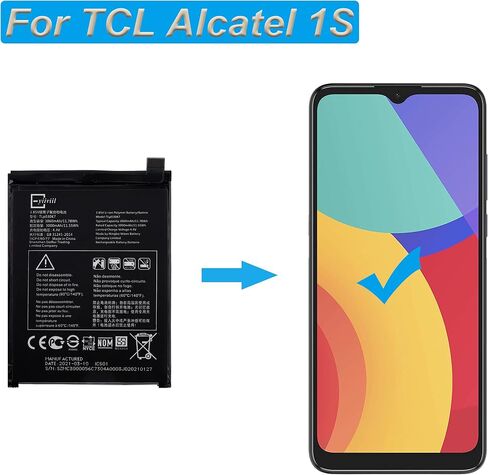 بطارية بديلة TLP030K7 متوافقة مع Alcatel 1S مع الأدوات in Saudi Arabia