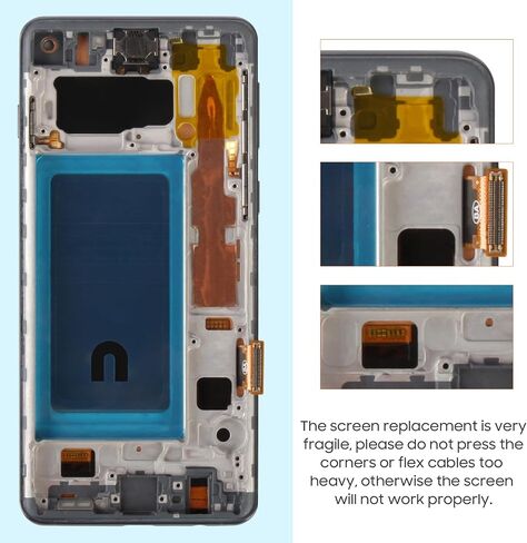 for Samsung Galaxy S10 Screen Replacement with Frame G973W G9730 G973F G973U LCD Display Touch Screen Digitizer Full Assembly with Repair Parts (Not for S10+ Plus,No Fingerprint) in Saudi Arabia