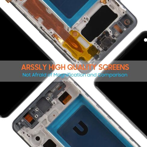 for Samsung Galaxy S10 Screen Replacement with Frame G973W G9730 G973F G973U LCD Display Touch Screen Digitizer Full Assembly with Repair Parts (Not for S10+ Plus,No Fingerprint) in Saudi Arabia