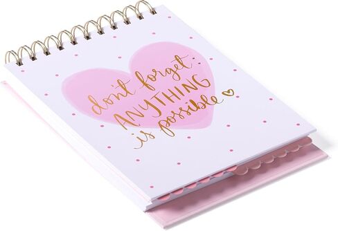 Eccolo Lined Top Spiral Notebook, To Do List Pad with Exposed Divider Tabs (200 Pages), "Oh! Good Idea" A5 Notepad Ideal for Note Taking in School, College or Work (Light Blue, 6x8.5 Inches) in Kuwait