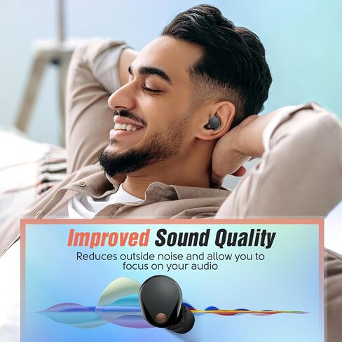 أطراف إسفنجية الذاكرة لجهاز Sony WF-1000XM5 مع شبكة غبار، أطراف أذن بديلة مضادة للانزلاق لسماعات الأذن اللاسلكية Sony True، تناسب علبة الشحن، إلغاء الضوضاء بشكل مثالي، 3 أزواج (كبير، أسود) in Kuwait