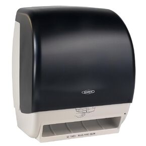 BOBRICK 72974 Plastic Automatic Universal Surface-Mounted Roll Paper Towel Dispenser, 9-1/2" Length, 15-1/4" Height, 12-3/8" Width