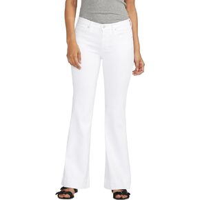 JAG Women's Kait Mid Rise Flare Leg Pants