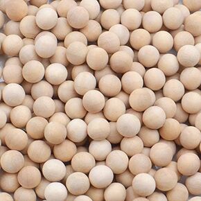 Natural Wooden Balls, 50 Pieces Unfinished Round Wood Mini Wood Craft Balls for DIY Jewelry Making Art Design - 25mm Diameter