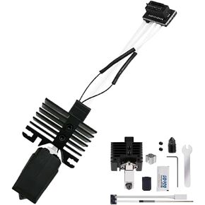 Hotend for Lab P1P P1S رأس الطباعة 24V 48W خرطوشة سخان السيراميك NTC 100K الثرمستور القابل للإزالة 0.4 مم فوهة فولاذية صلبة مستشعر درجة الحرارة العالية مجموعة أنبوب التدفئة استبدال مفتاح الربط in Kuwait