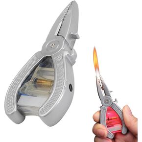 Torch Lighter, Creative Pliers Ax Hammer Design Butane Lighter, Windproof Butane Gas Lighter, Cool Adjustable Soft Flame Lighter, Refillable Butane Lighter for Outdoor Indoor(AX)