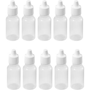 24pcs 10ml Empty Plastic Dropper Bottle/Eye Dropping Bottles Squeezable Eye Liquid Dropper(10ml)