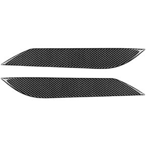 Headlight Eyebrow, 1 Pair Of Carbon Fiber Headlight Eyebrow Eyelid Trim Fits For 350Z 2003 2009 Headlight Eyebrow Trim Carbon Fiber Eyebrow Carbon Fiber Eyelids 350Z Carbon Fiber Eyelids 350Z