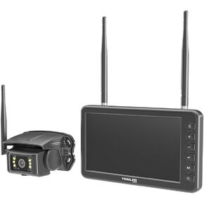 Trailer Life Pathway 7" Wireless Backup Camera System | Lag-Free Transmission | Ultra-Bright IPS Screen | Full HD Recording | Colorful Night Vision | Built-in Microphone