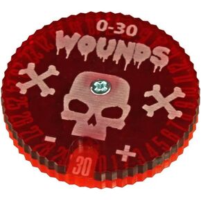 LITKO Wound Dials | Health Tracker | Life Counter | Tabletop Games | Collectible Card Games | Living Card Games | Role Playing Games | LCG | RPG | (Numbered 0-15 (Two Dials))