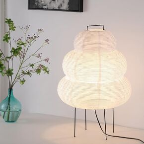 Noguchi Style Lamp, Akari Lamp, Japanese Lamp, Floor Paper Lamp, Rice Paper Floor Lamp, for Establishing A Warm and Cozy Ambiance in Any Room