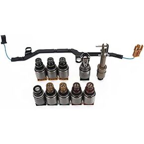 11PCS ZF6HP21 ZF6HP19 ZF6HP26 ZF6HP32 6HP21 6HP26 6HP32 1068298043 Transmission Solenoid Kit With Harness Suit Compatible with Jagua-r