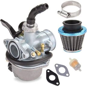 PZ19 Carburetor, PZ19 Carb with 35mm Air Filter for ATV 50cc 70cc 80cc 90cc 110cc 125cc Dirt Bike Pit Bike Taotao Honda Scooter Moped, 19mm Carburetor 4 Stroke by Ylik