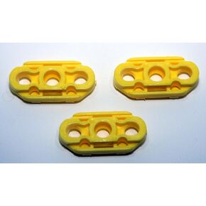 Window Regulator Repair Guide Clips (3) - Front and Rear for GM Full Size - Fleetwood Caprice Impala Roadmaster Custom Cruiser Electra Park Avenue