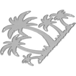 ABOOFAN Scrapbooking Dies Tree Metal Die Cuts Embossing Template Mould Summer Cutting Dies for Card Scrapbooking and DIY Craft Album Paper Card Decor Palm Tree Die Cuts