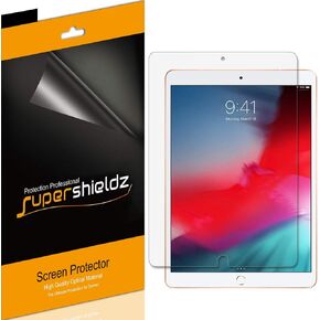 Supershieldz (4 Pack) Designed for Apple iPad Air 3 (10.5 inch 2019 Model, 3rd Generation) and iPad Pro 10.5 inch Screen Protector, High Definition Clear Shield (PET)