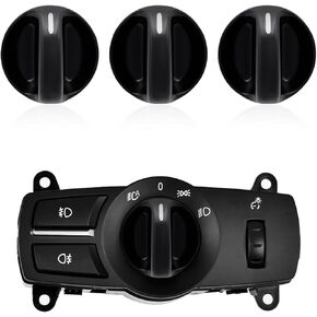 3 PCS AC Heater Blower Fan Control Knob, Climate Control Knob Replaces# 55905-0C010, 559050C010, Air Conditioner Heater Control Switch Knob Replacement, Car Accessories