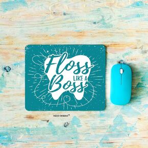 HGOD DESIGNS لوحة ماوس للألعاب طبيب الأسنان، اقتباس تحفيزي للعناية بالأسنان مثل لوحة ماوس رئيسية مستطيلة غير قابلة للانزلاق (7.9 بوصة × 9.5 بوصة)