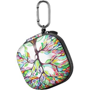Fintie Case for Powerbeats Pro, Hard EVA Shockproof Portable Full Protective Cover Carrying Bag with Keychain for Powerbeats Pro Wireless Earphones (Love Tree)