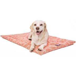 بساط سرير للكلاب باللون البرتقالي مقاس 30 بوصة من شركة Majestic Pet Products