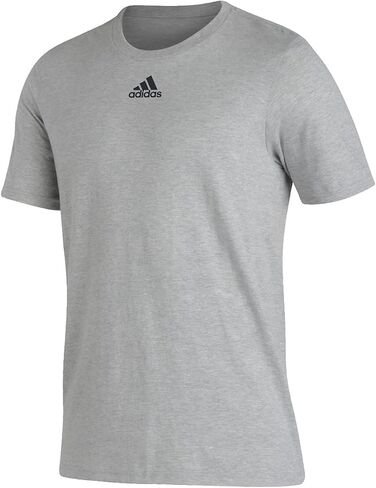 adidas Mens SS Pregame Bos Tee Medium Grey Heather MD in Saudi Arabia