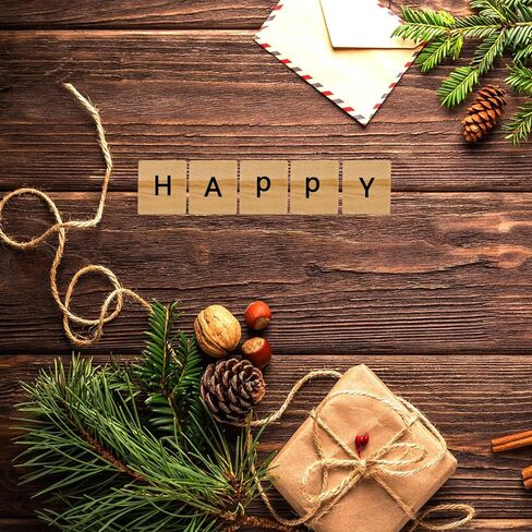 400 قطعة من بلاط الحروف الخشبية الفارغة، مربعات خشبية فارغة غير مكتملة مقاس 0.8 × 0.7 بوصة للحرف اليدوية والديكور ونحت النقش بالليزر in Kuwait