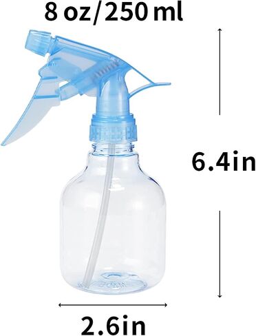 OENDONE Spray Bottles for Cleaning Solutions, 3 Pack Water Spray Bottle 8 Oz Empty Plastic Spray Bottles for Plants Hair Pets Mist Bottle Sprayer Adjustable in Saudi Arabia