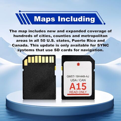 2024 Latest Version A15 Navigation Updated sd Card Compatible with Ford/Lincoln Newest Updated A15 USA Canada GM5T-19H449-AJ in Saudi Arabia