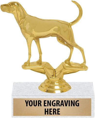 Dog Trophies - 4.75" Coon Hound Dog Trophy Awards Prime in Saudi Arabia
